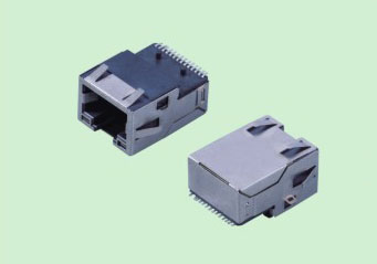 RJ45插座TAB UP沉板9.2 SMT貼片1000兆濾波器網(wǎng)絡(luò)接口