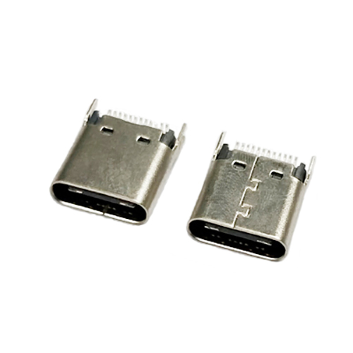 TYPE C 24P母座 夾板1.0厚L=9.3MM長(zhǎng)