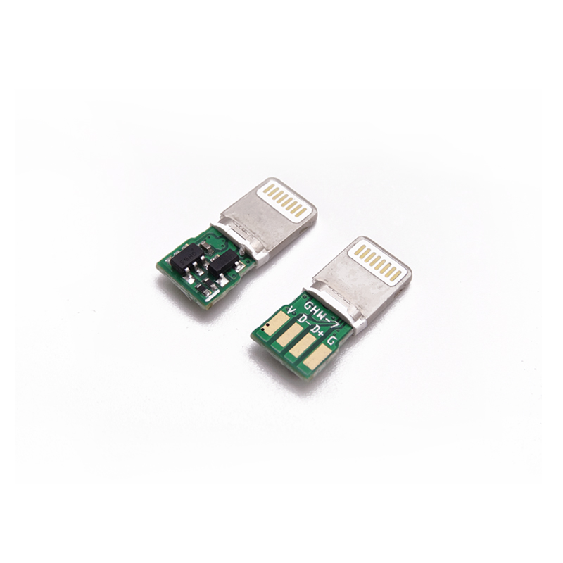 蘋果公頭 插板式iPhone11充電公頭 五個件帶IC 數(shù)據(jù)板4P
