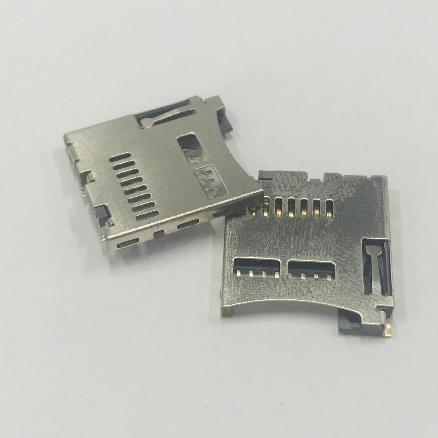 TF 8P卡座 四腳貼片 8P常開 帶彈