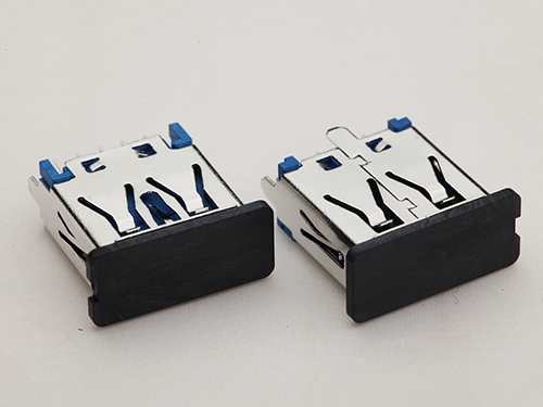 USB 3.0母座 9P直插180度立插 三腳插板 雙排針插板 帶塞