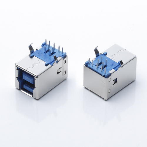 USB 3.0母座 BF母彎腳 三排針插板DIP